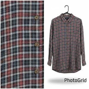 Mountain Lake 100% Cotton Plaid Button-Up Shirt